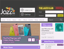 Tablet Screenshot of jazzfm.com